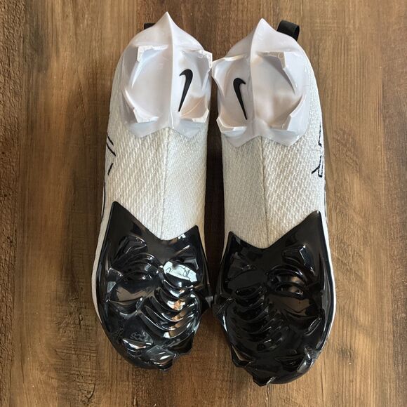 Nike Vapor Edge Speed 360 2 Black White Men Size 9.5 Football Cleats DA5455-001